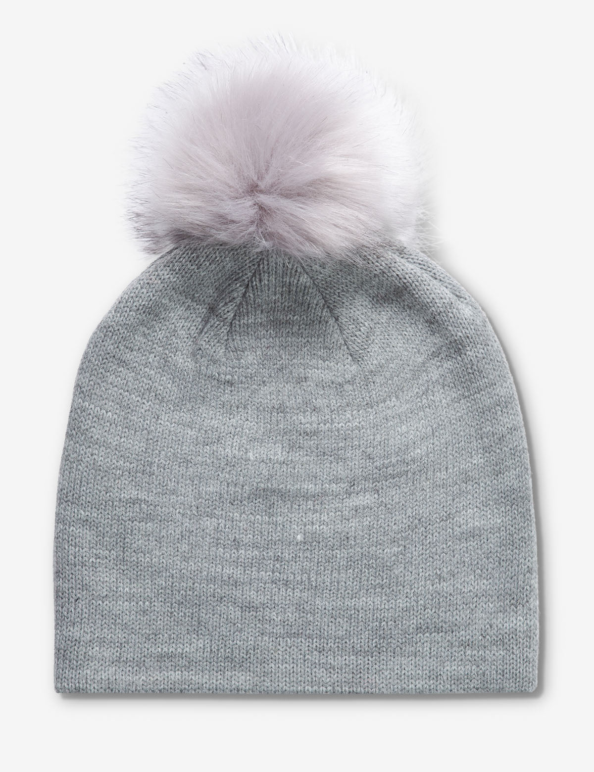 Rhinestone Beanie with Faux Fur Pom Pom | Winter Hat