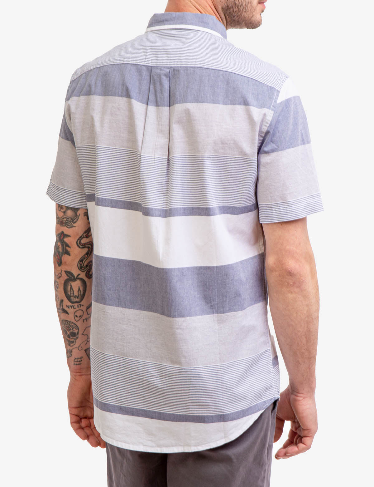 Short Sleeve Stripe Shirt | Royal Weave