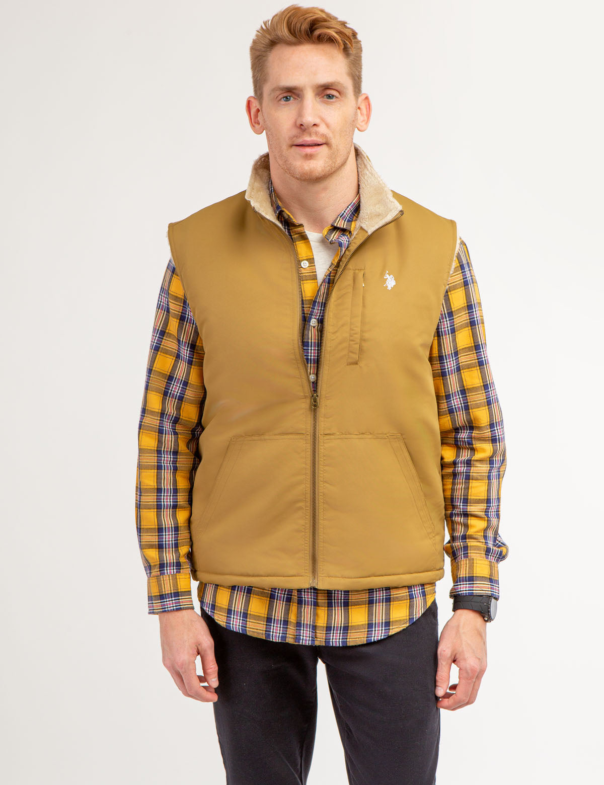 Sherpa Lined Vest for Men & Women | Warm Fleece-Lined Vest