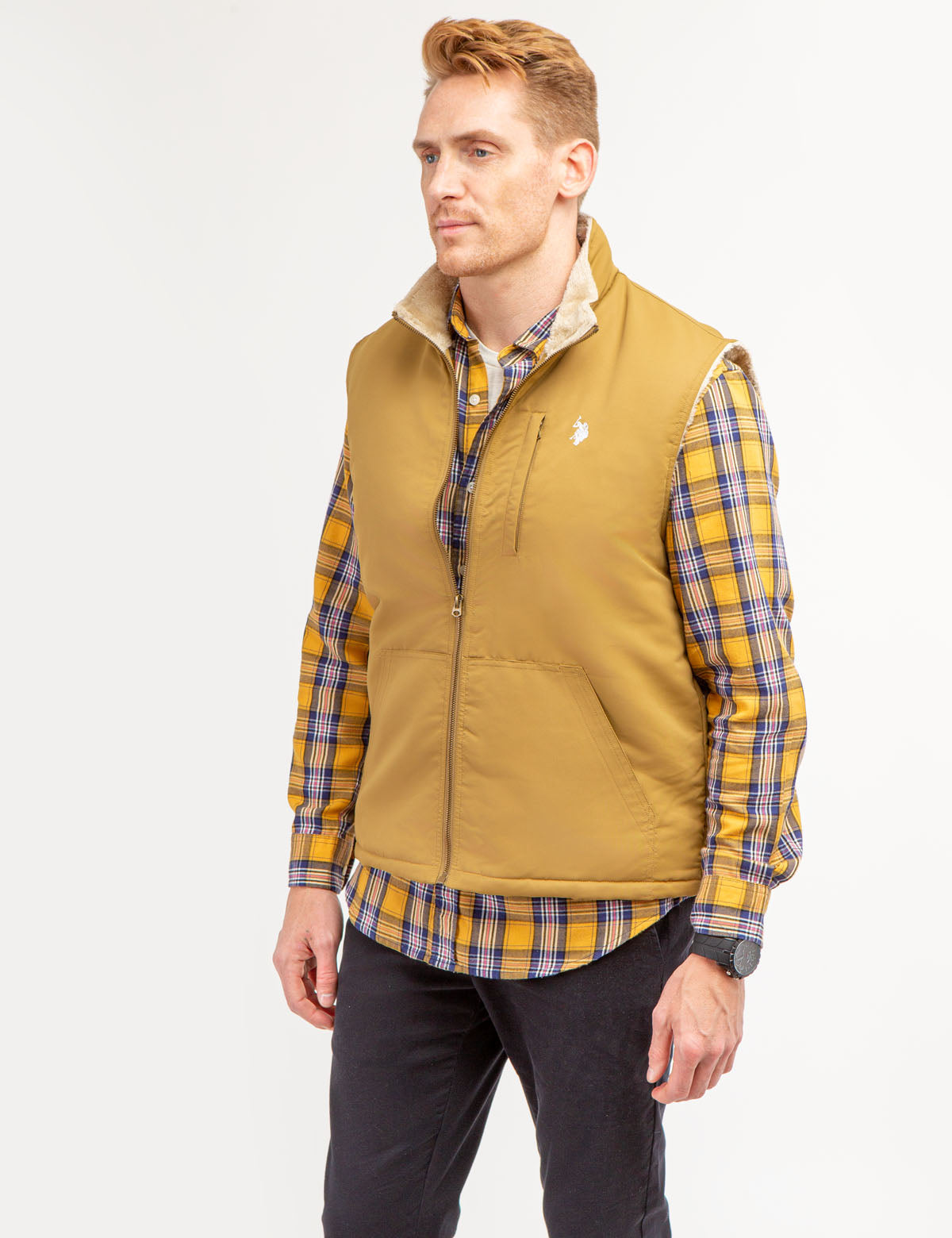 Sherpa Lined Vest for Men & Women | Warm Fleece-Lined Vest