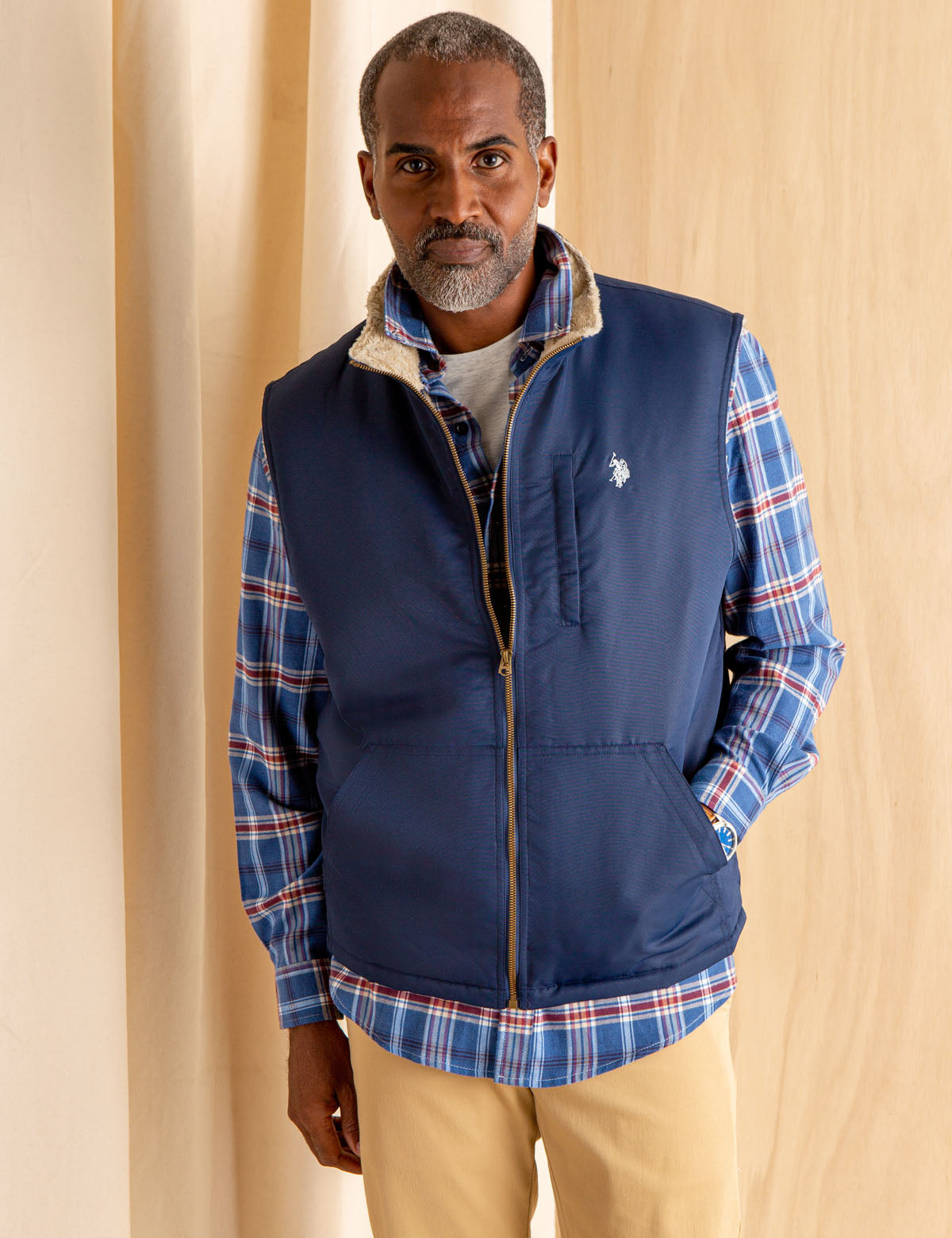 Sherpa Lined Vest for Men & Women | Warm Fleece-Lined Vest