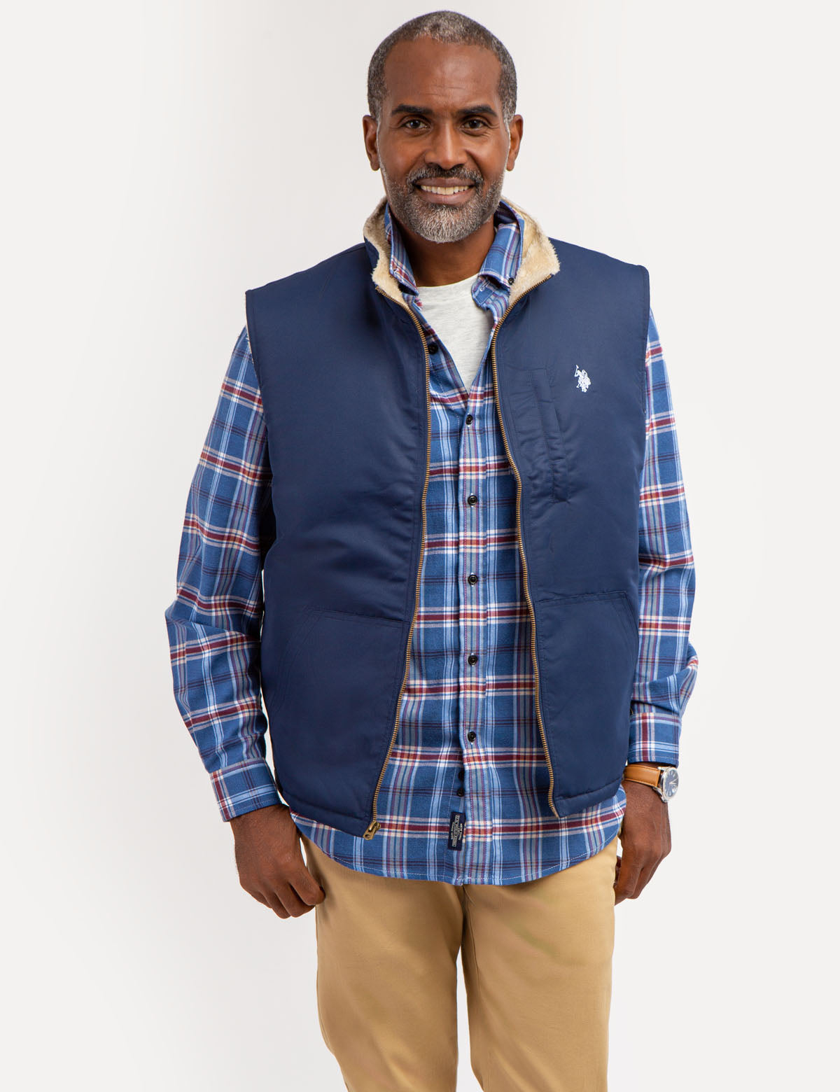 Sherpa Lined Vest for Men & Women | Warm Fleece-Lined Vest