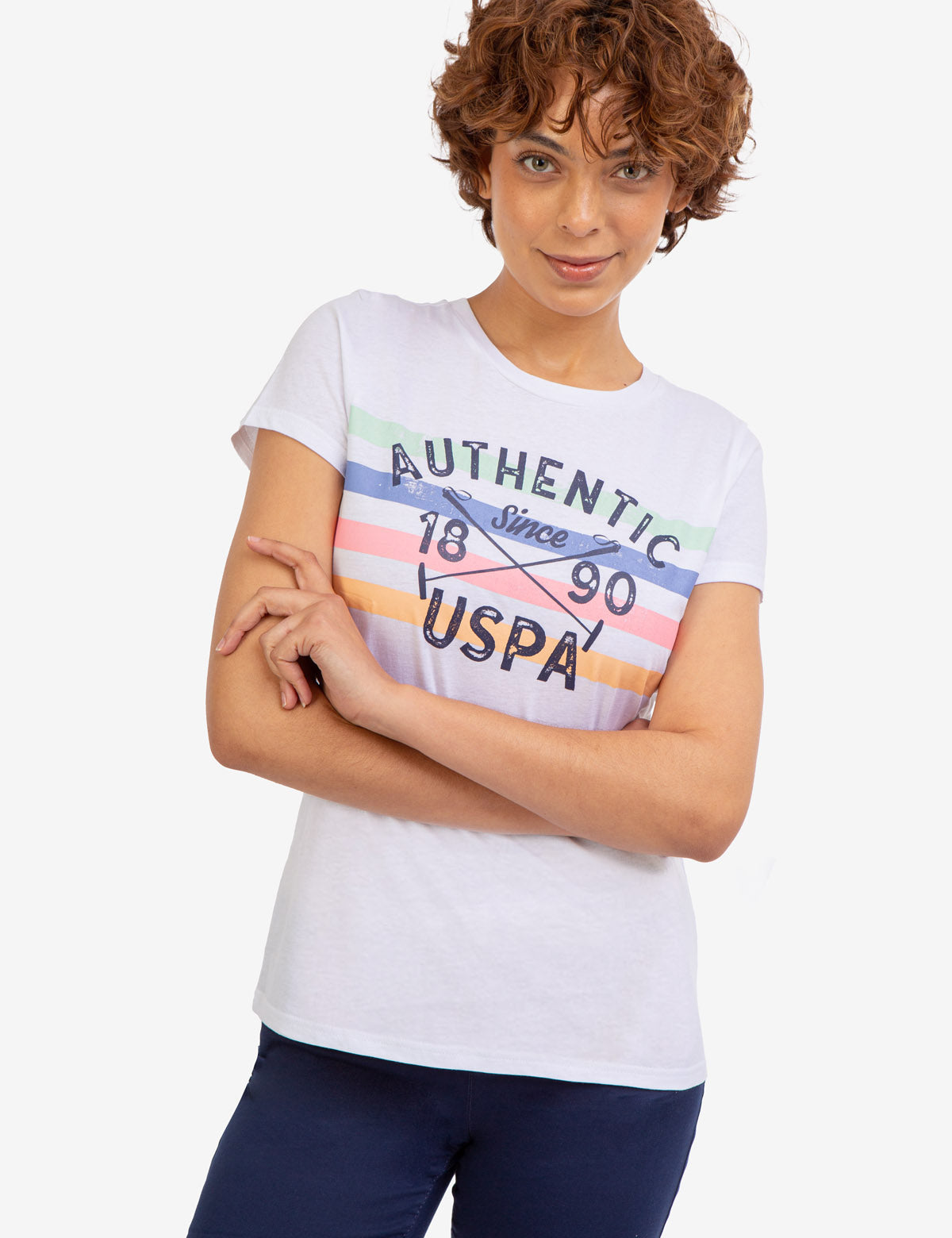 Graphic Print Short Sleeve T-Shirt with Crew Neck | Casual Wear