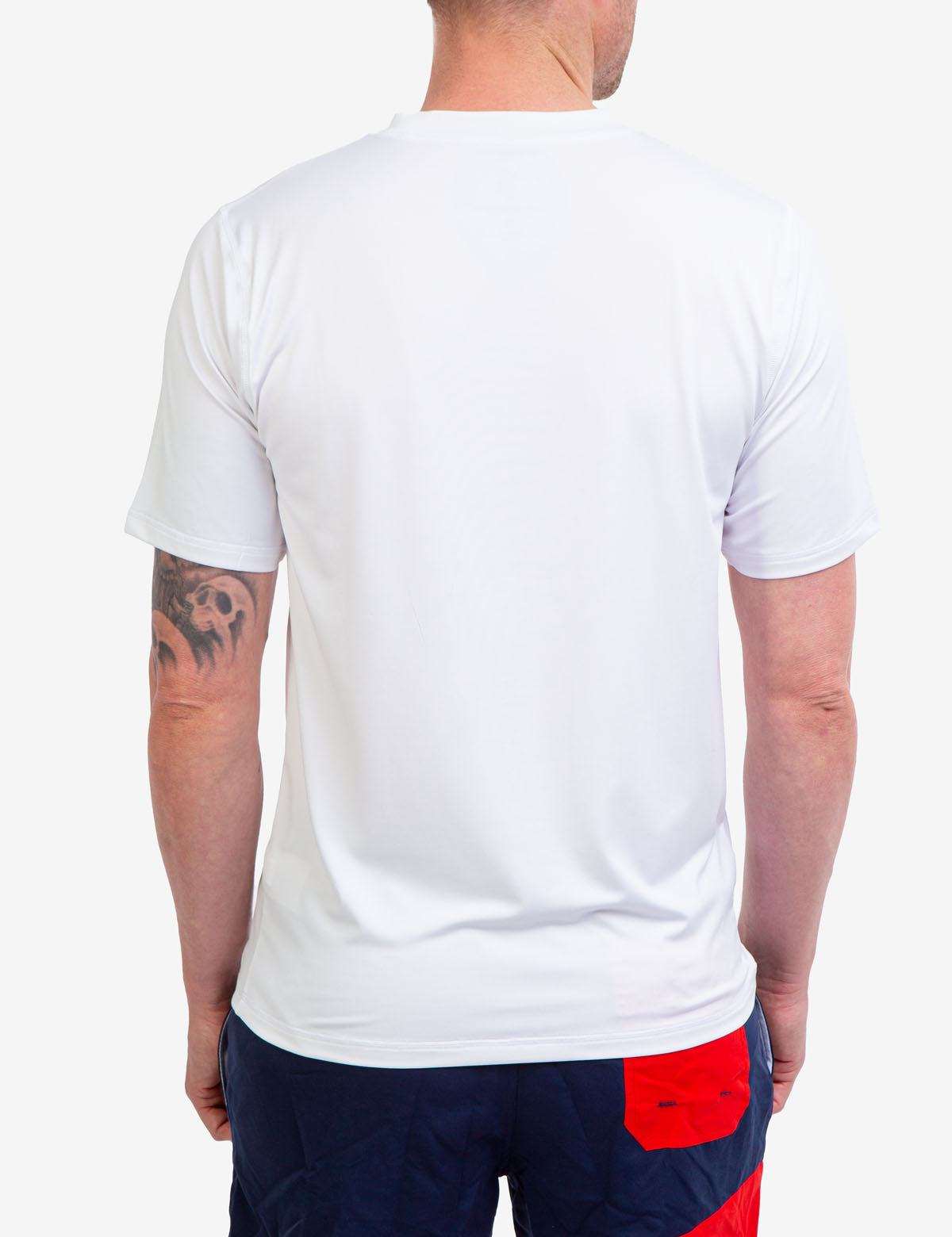 UV Protection Short Sleeve Shirt with Linear Logo | SunSafe Apparel