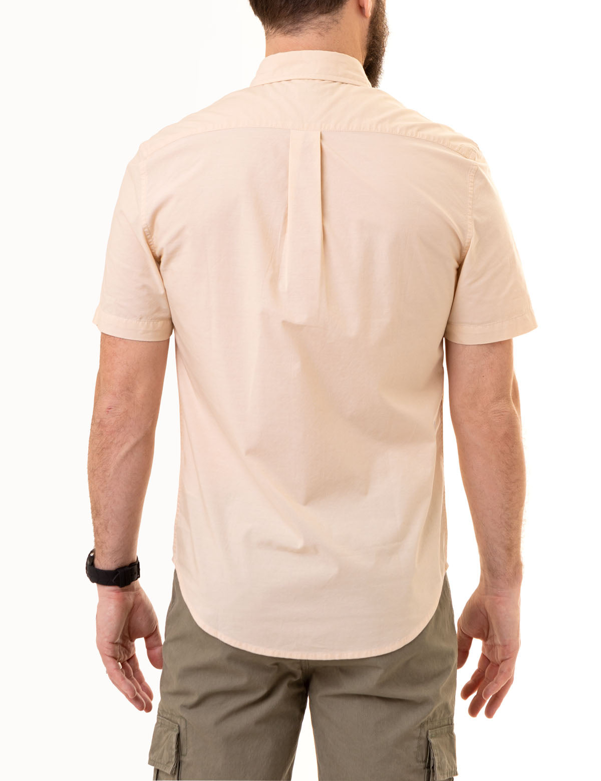 Men's Short Sleeve Madras Woven Shirt | Casual Summer Wear