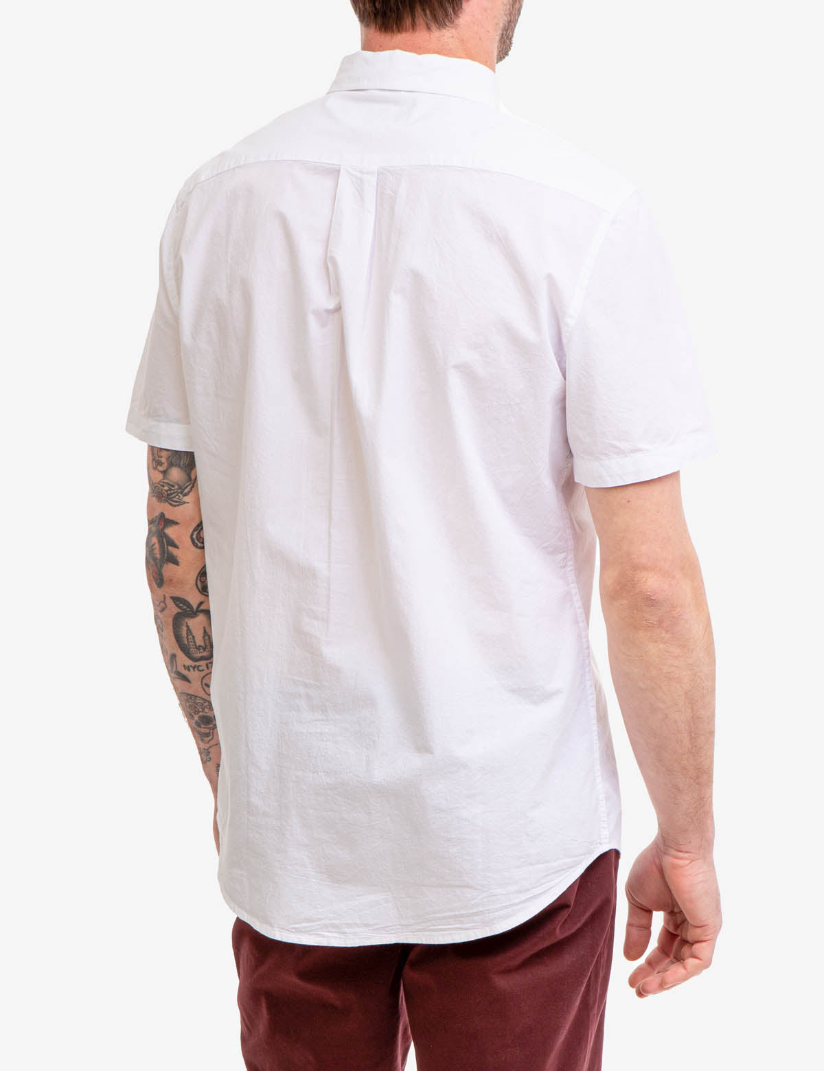 Men's Short Sleeve Madras Woven Shirt | Casual Summer Wear