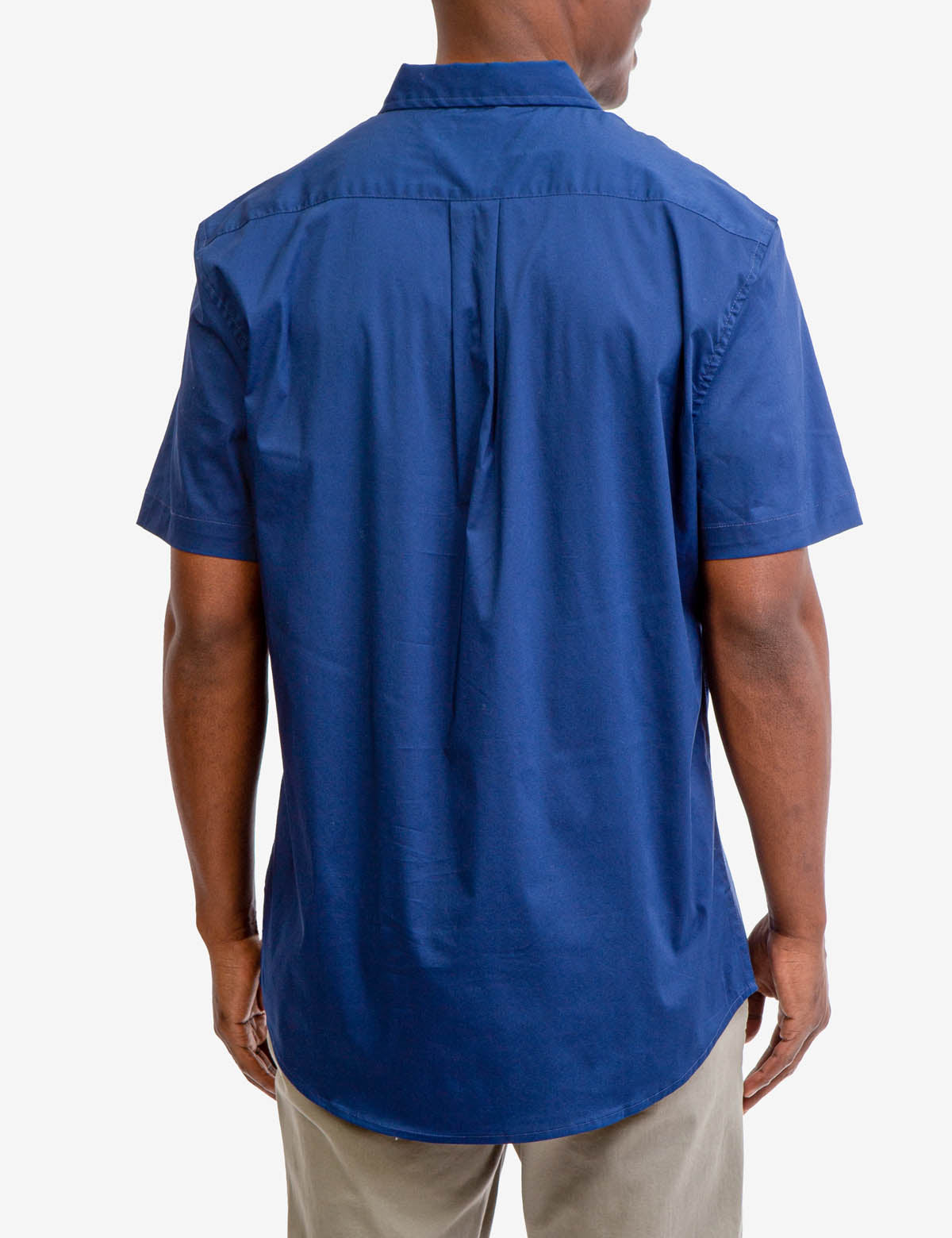 Men's Short Sleeve Stretch Poplin Shirt | U.S. Polo Assn.