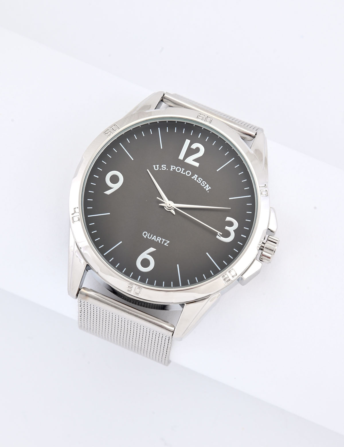 Silver Mesh Strap Watch for Men | Classic & Stylish