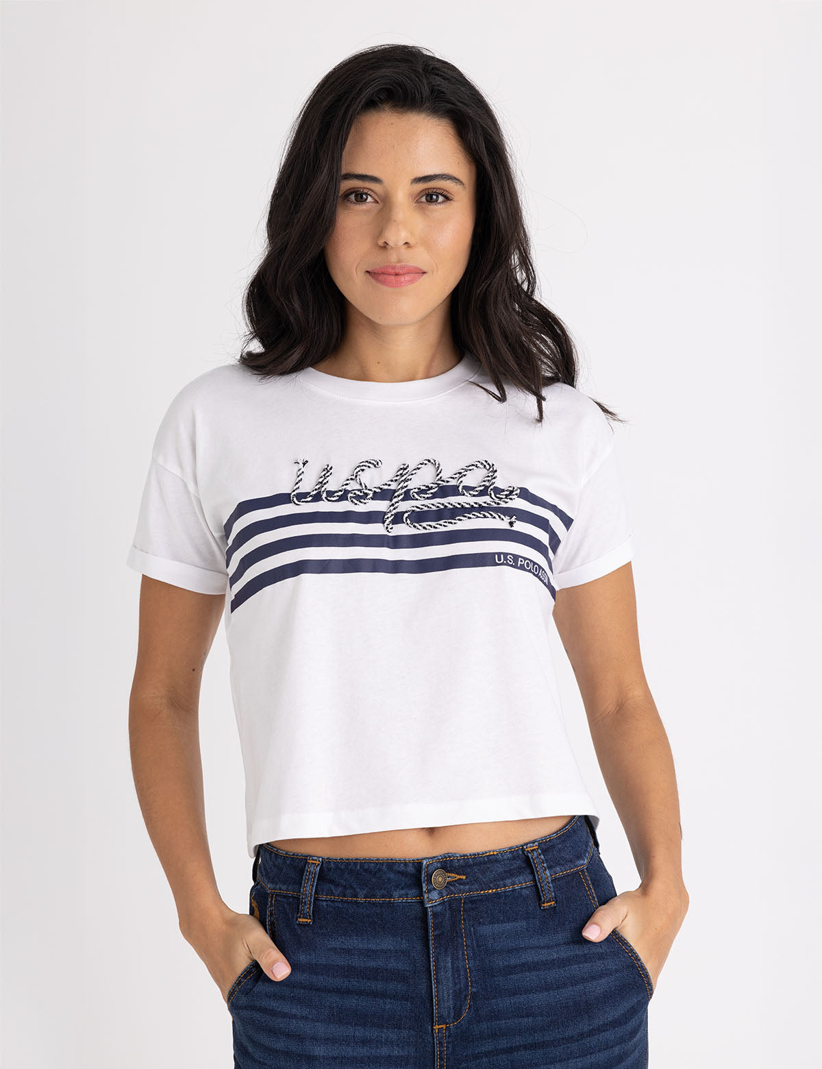 Rope Applique Meet and Greet T-Shirt | Casual Graphic Tee