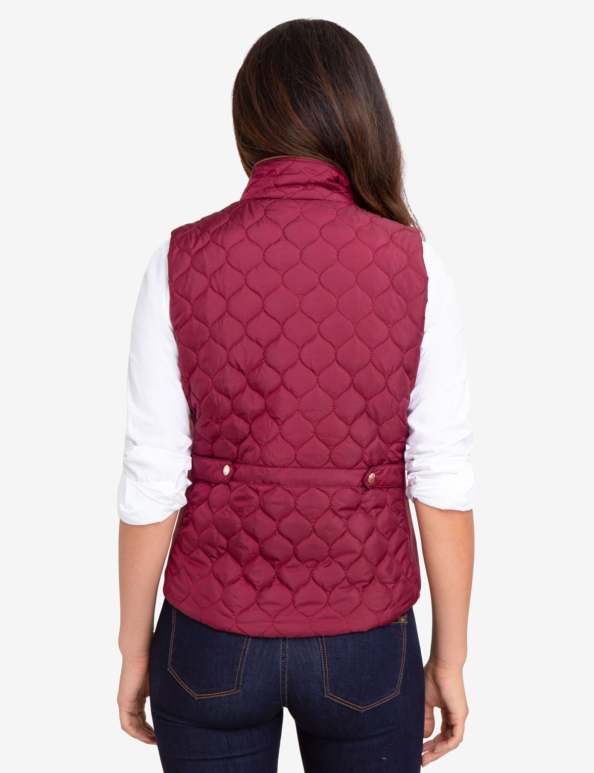 Quilted Knit Vest with Side Panels | Casual & Lightweight