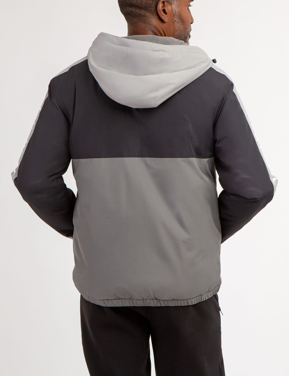 Colorblock Logo Windbreaker with Side Tape | Stylish Outerwear