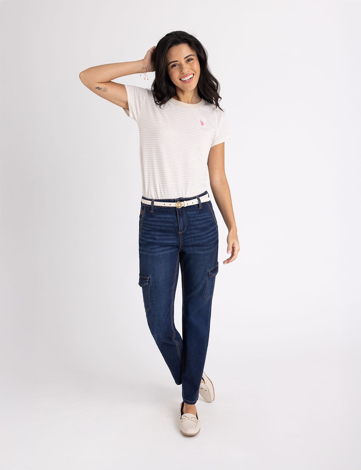 Classic Ringer Stripe T-Shirt for Men & Women | Casual Cotton Tee