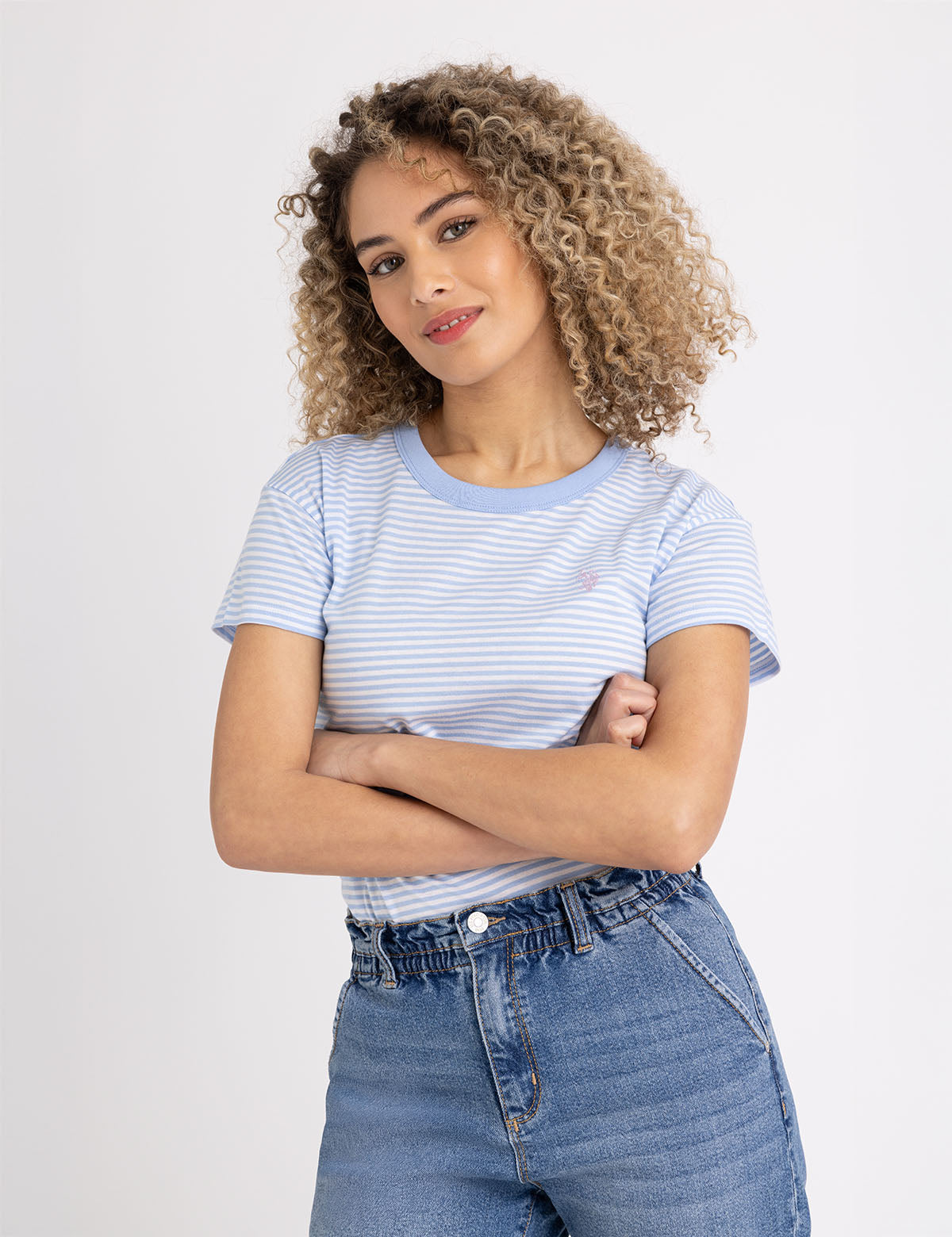 Classic Ringer Stripe T-Shirt for Men & Women | Casual Cotton Tee