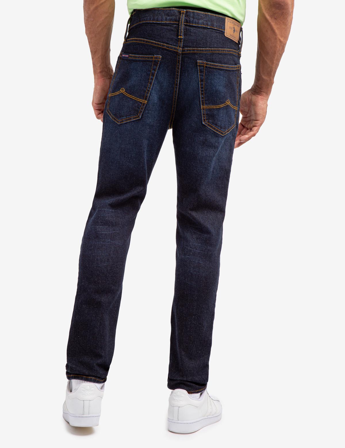 Skinny Fit Stretch Jeans for Men | Slim Straight Cut & Acid Wash