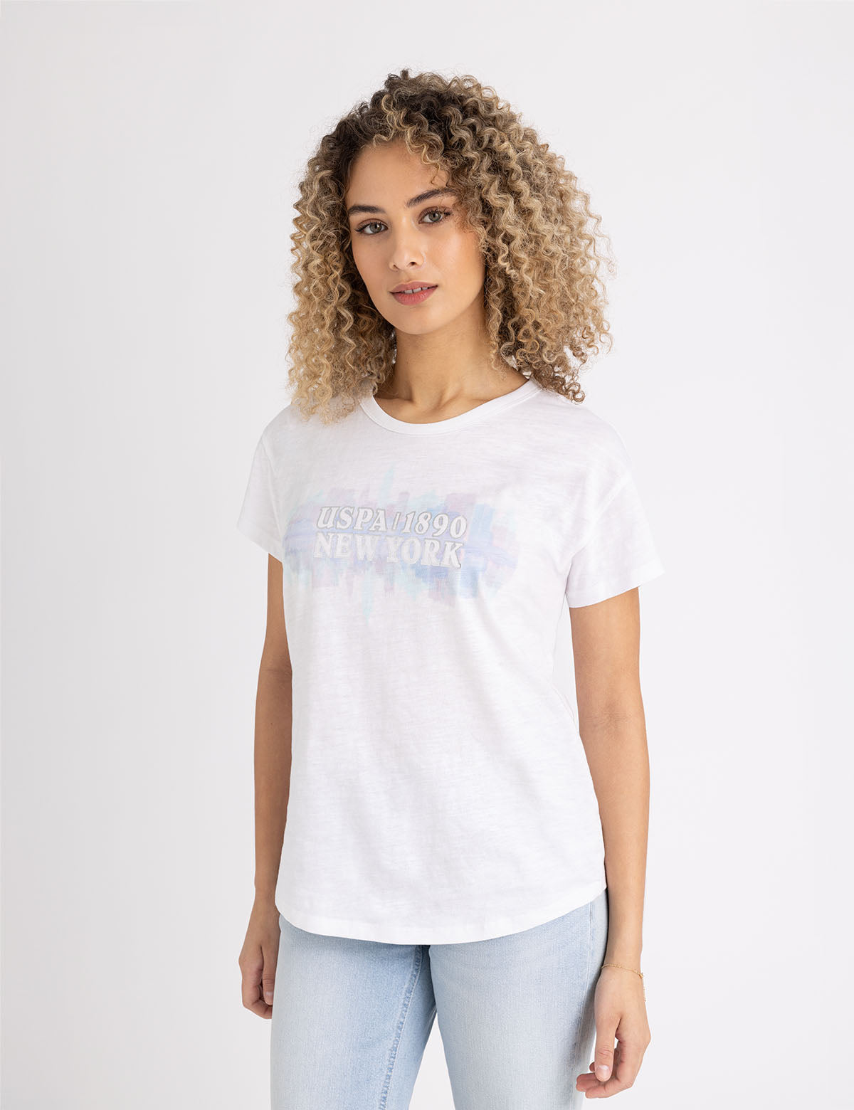 New York Watercolor Graphic T-Shirt | Urban Art Apparel