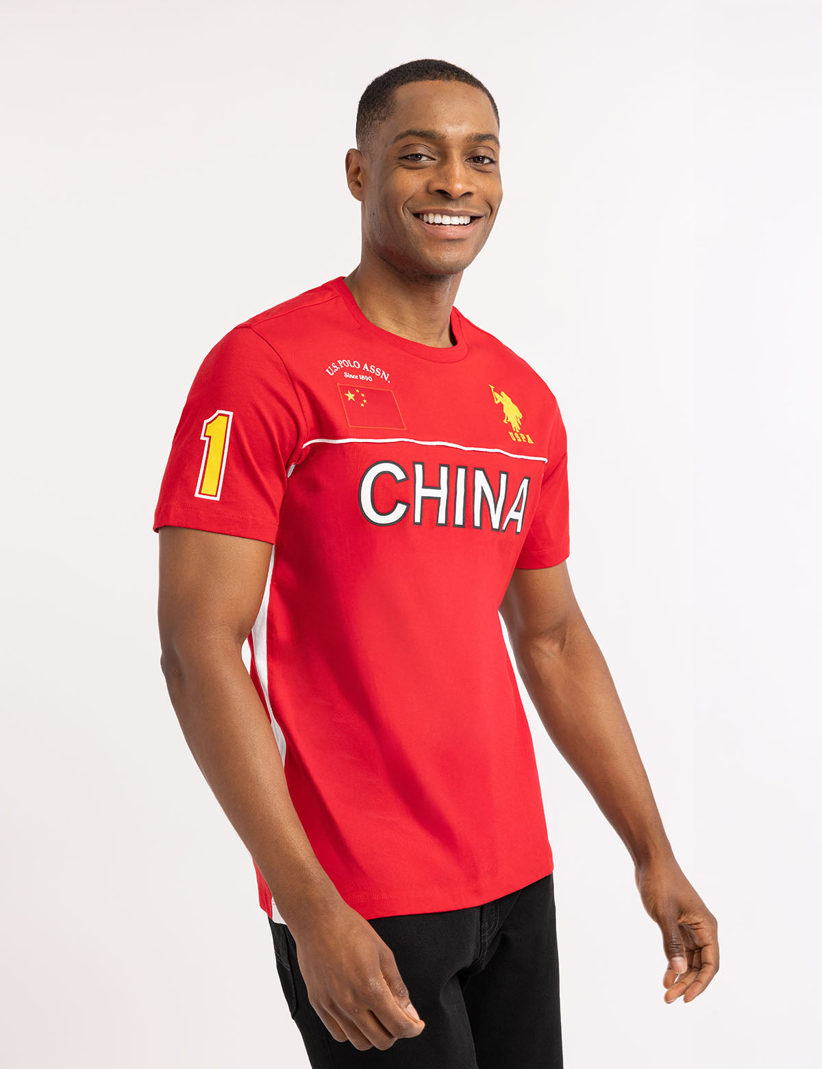 Color Block Jersey T-Shirt for Men & Women | China Style