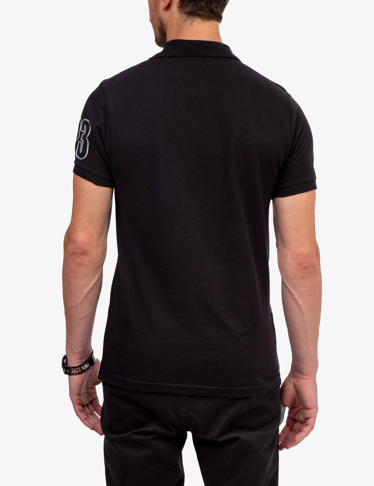 Slim Fit Colorblock Polo Shirt with Ribbed Cuffs | US Polo Assn
