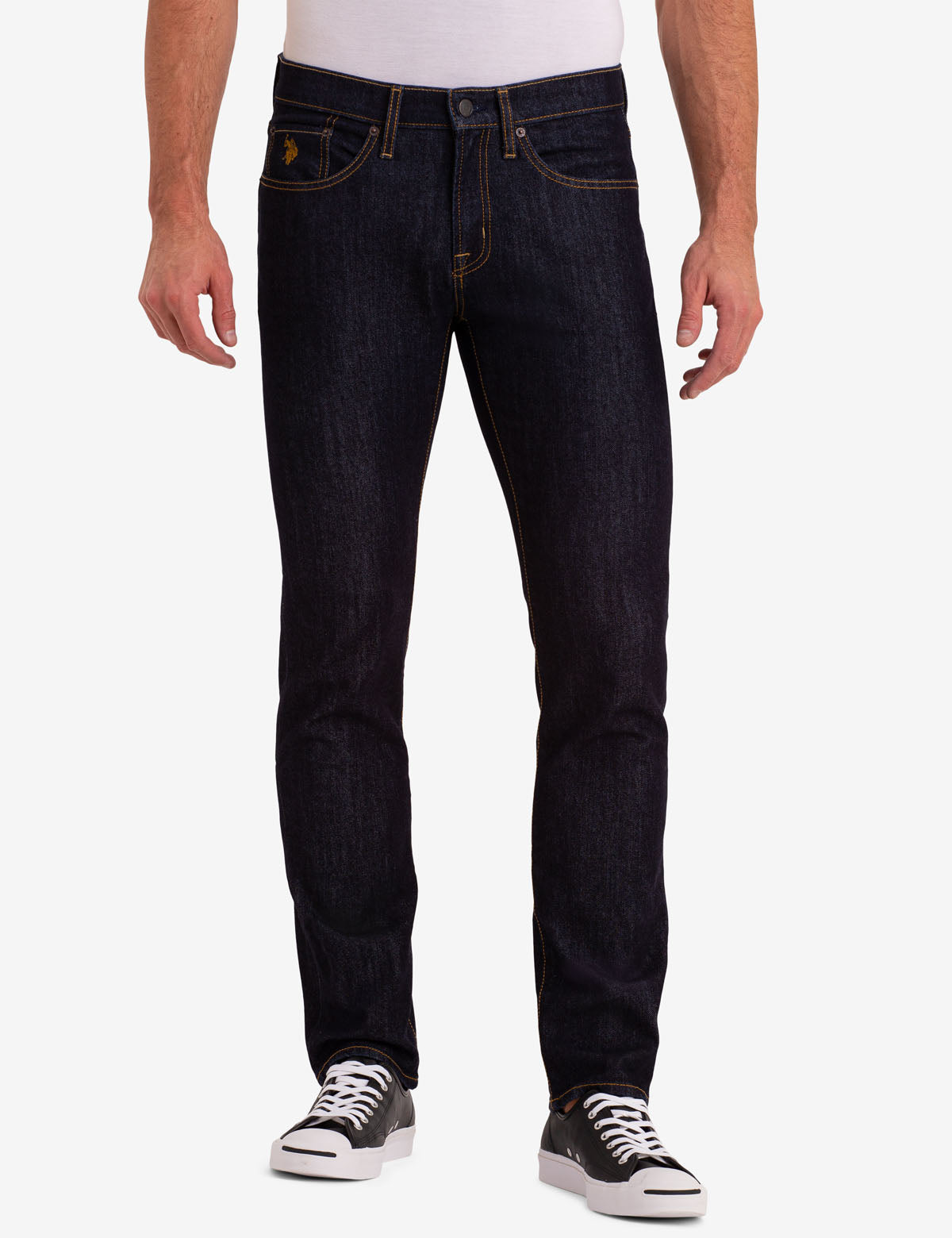 Dark Wash Slim Fit Jeans with Added Stretch | U.S. Polo Assn.