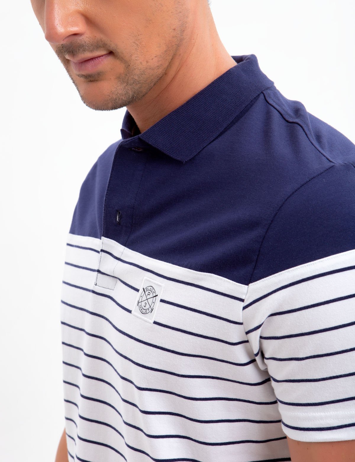 Slim Fit Stretch Jersey Polo Shirt with Striped Design | U.S. Polo Assn.