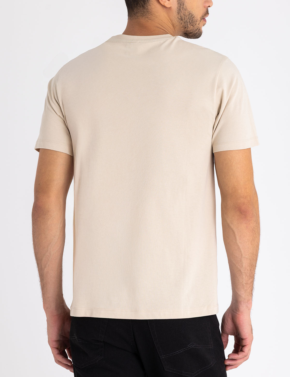 Color Block Tricot Jersey T-Shirt | Comfort Fit Casual Tee