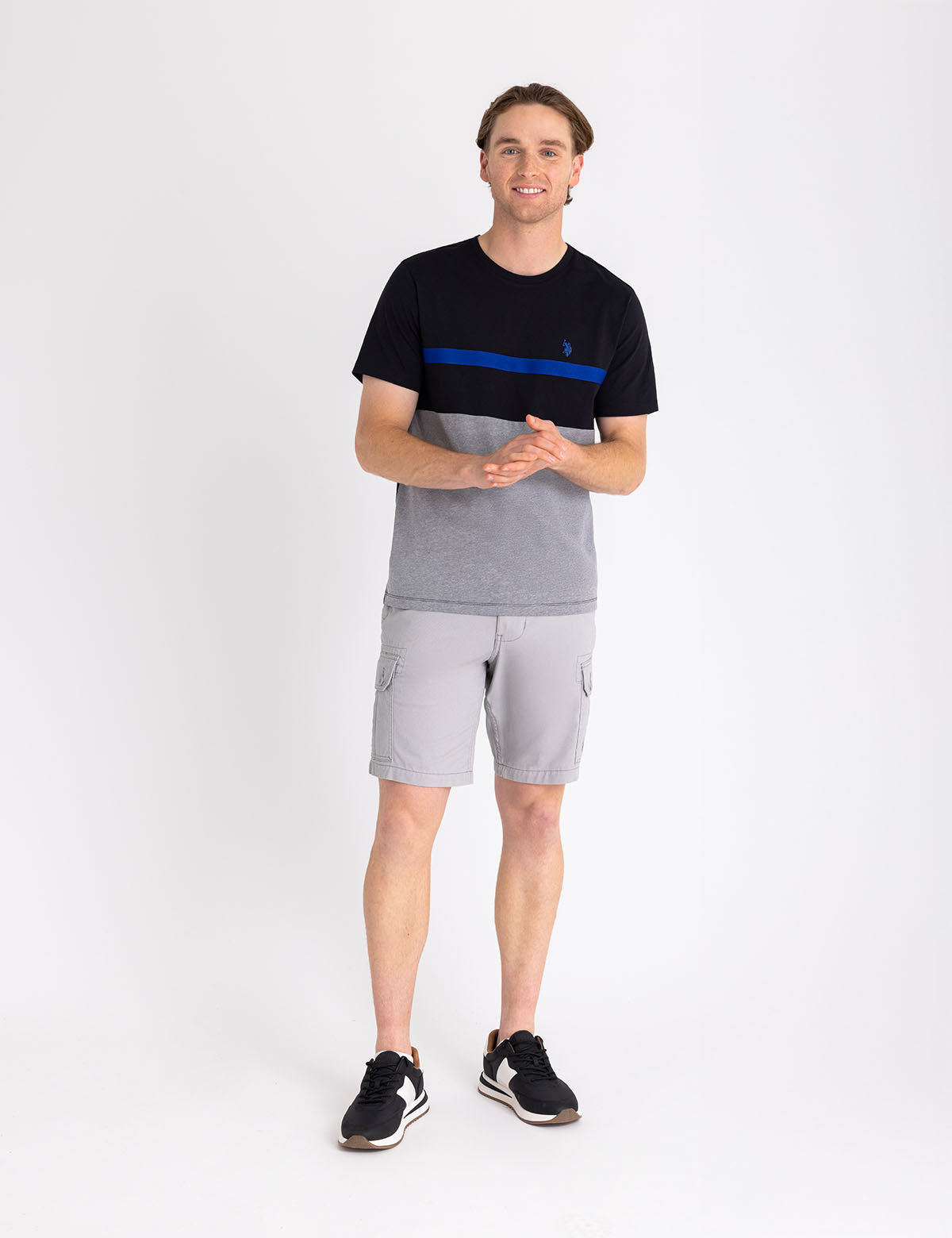 Color Block Tricot Jersey T-Shirt | Comfort Fit Casual Tee
