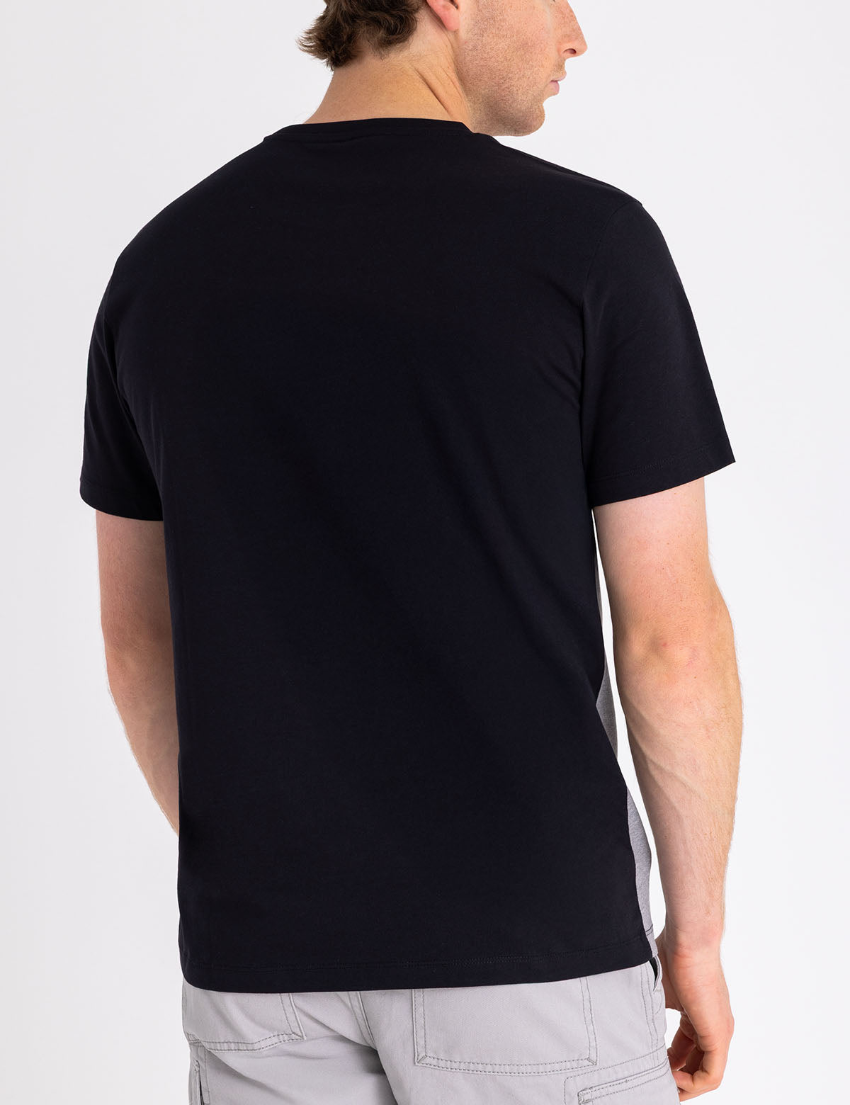 Color Block Tricot Jersey T-Shirt | Comfort Fit Casual Tee