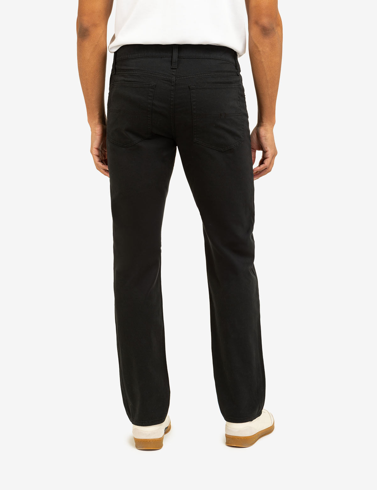 Slim Straight Stretch Chino Pants for Men | 5-Pocket Comfort Fit