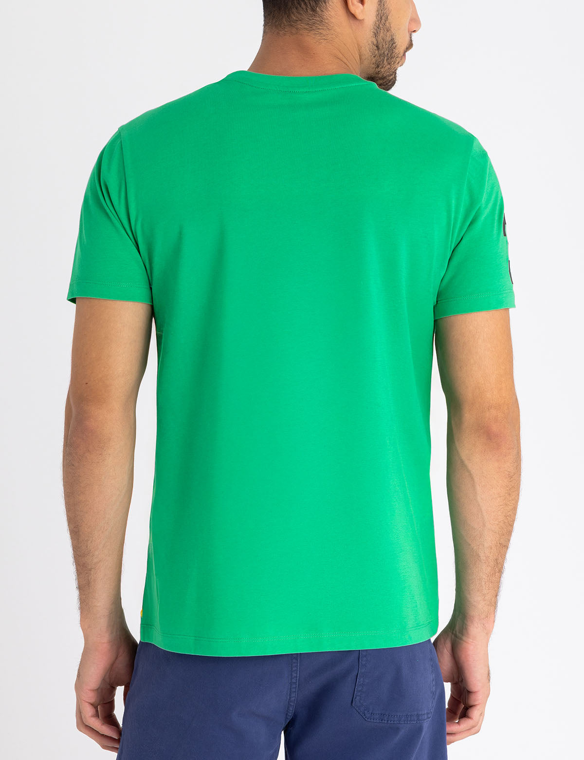 Brazil Diagonal Color Block Jersey T-Shirt | Sporty Casual Wear