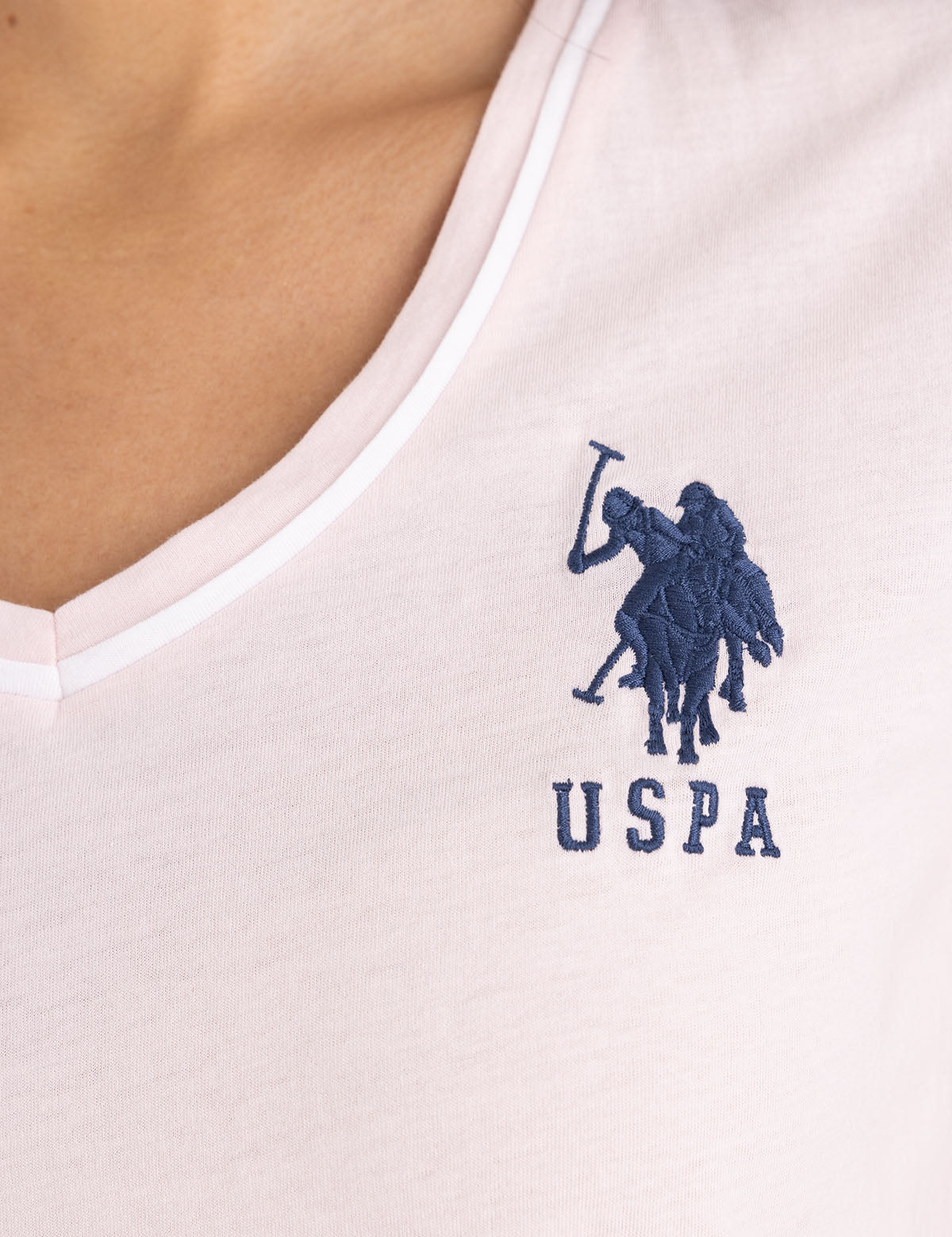 Triple Crown V-Neck T-Shirt for Men | Soft Cotton Casual Tee