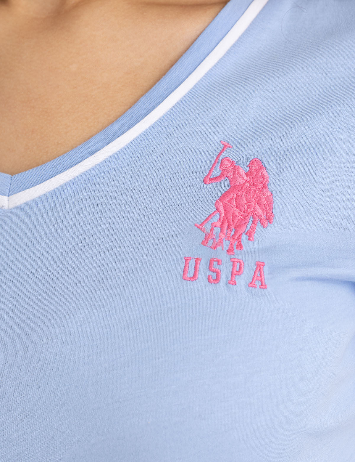 Triple Crown V-Neck T-Shirt for Men | Soft Cotton Casual Tee