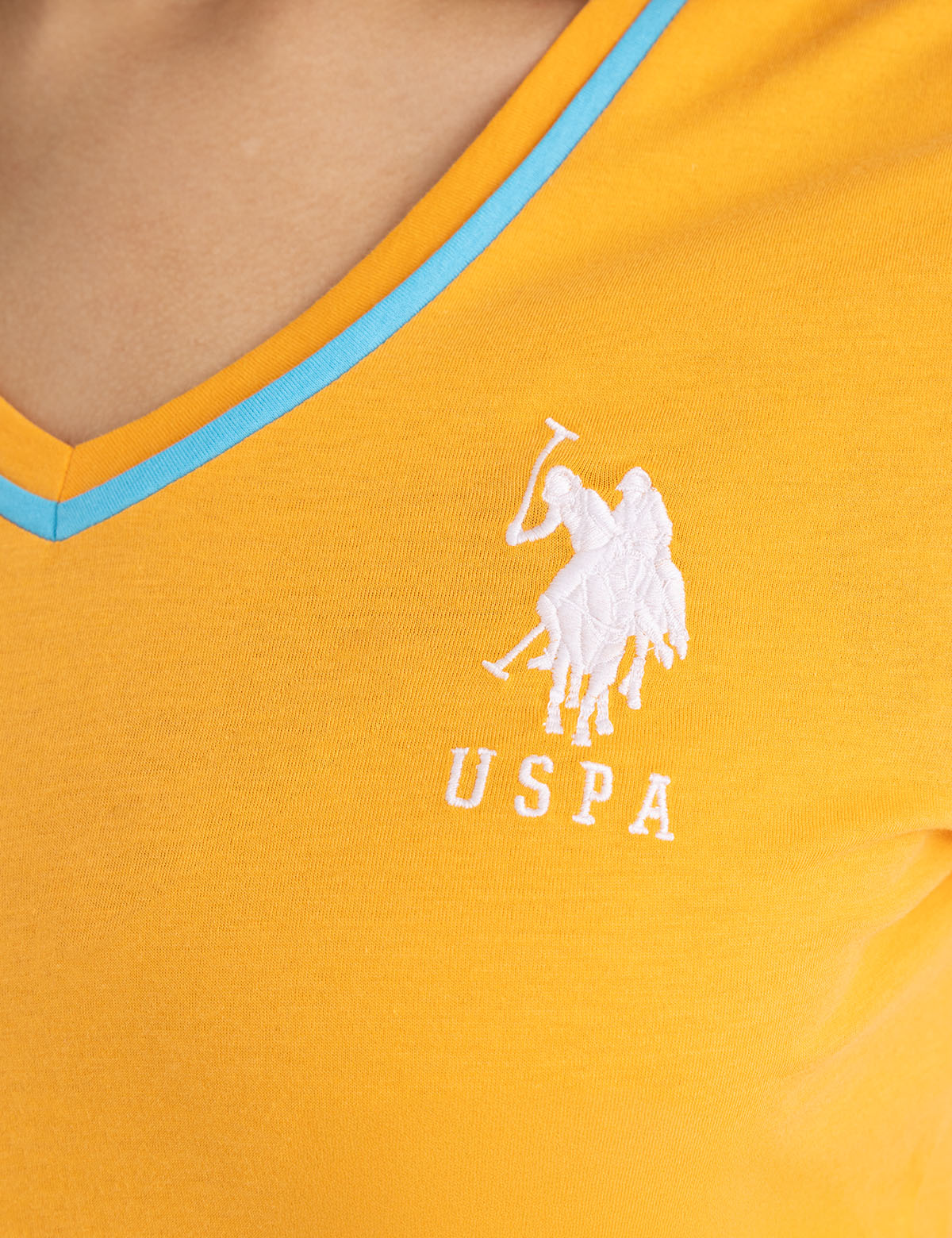 Triple Crown V-Neck T-Shirt for Men | Soft Cotton Casual Tee