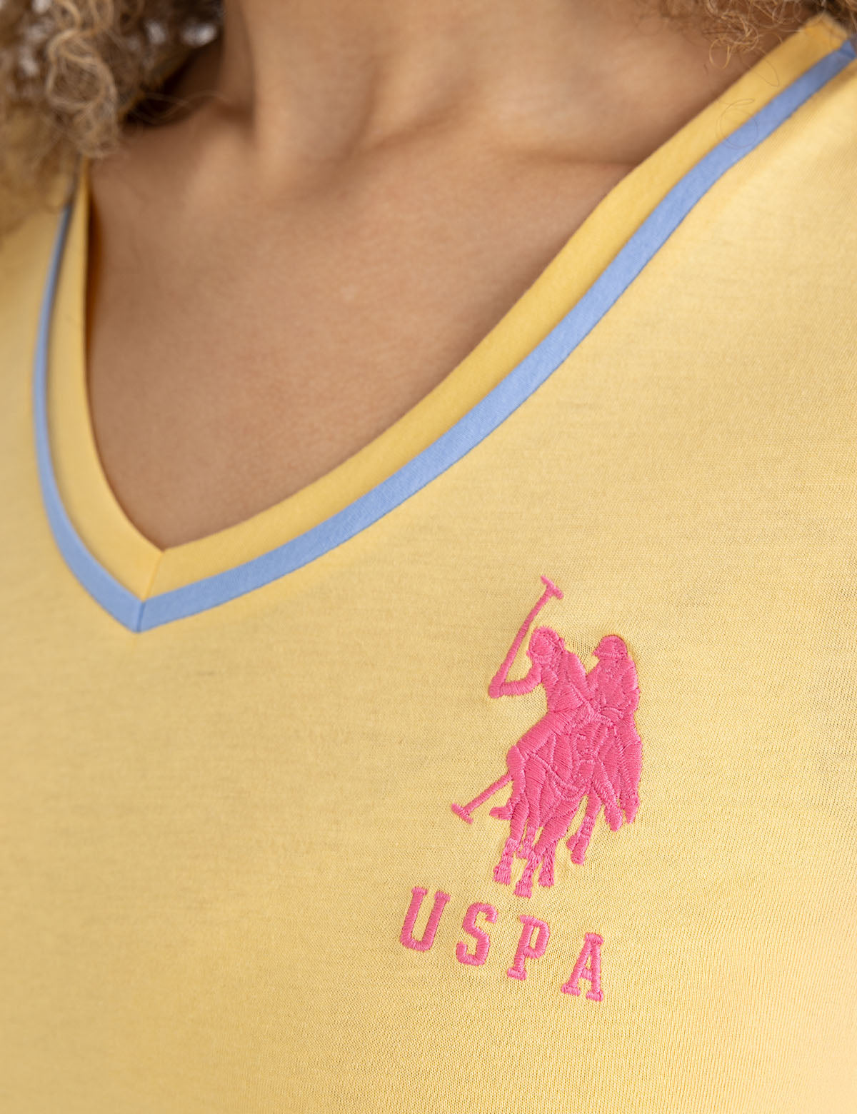 Triple Crown V-Neck T-Shirt for Men | Soft Cotton Casual Tee