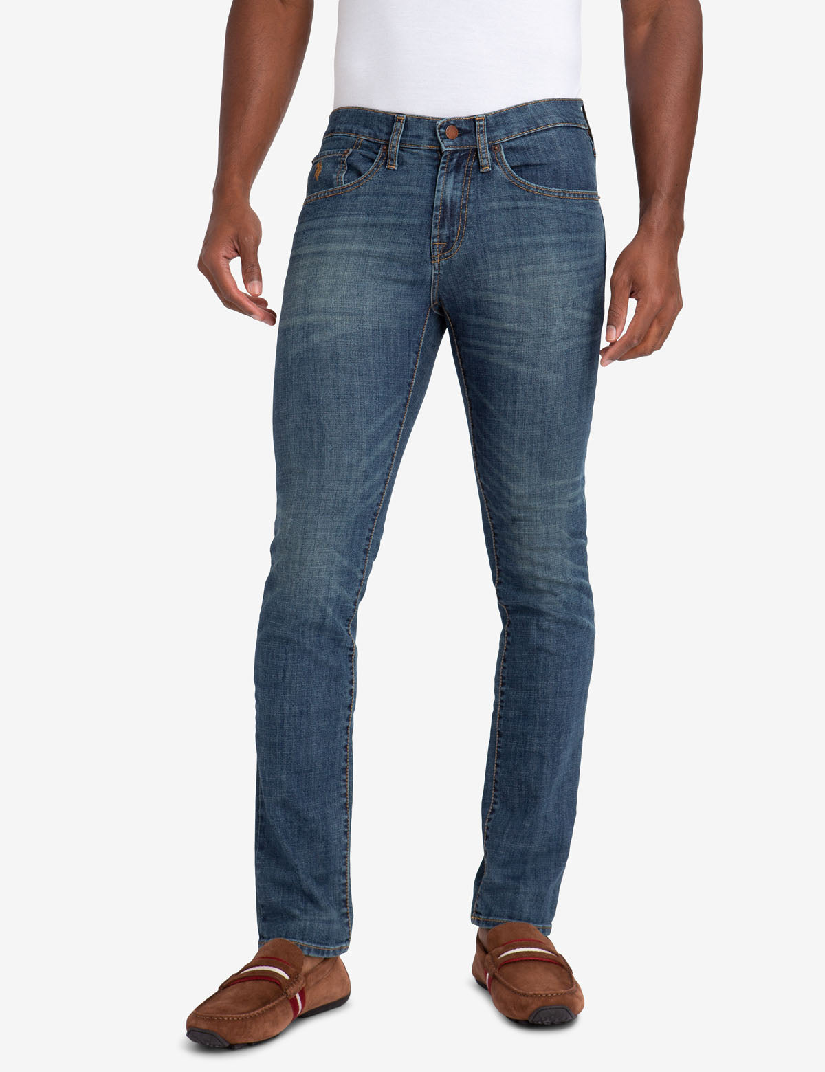 Slim Straight Fit Jeans for Men | 5 Pocket Styling