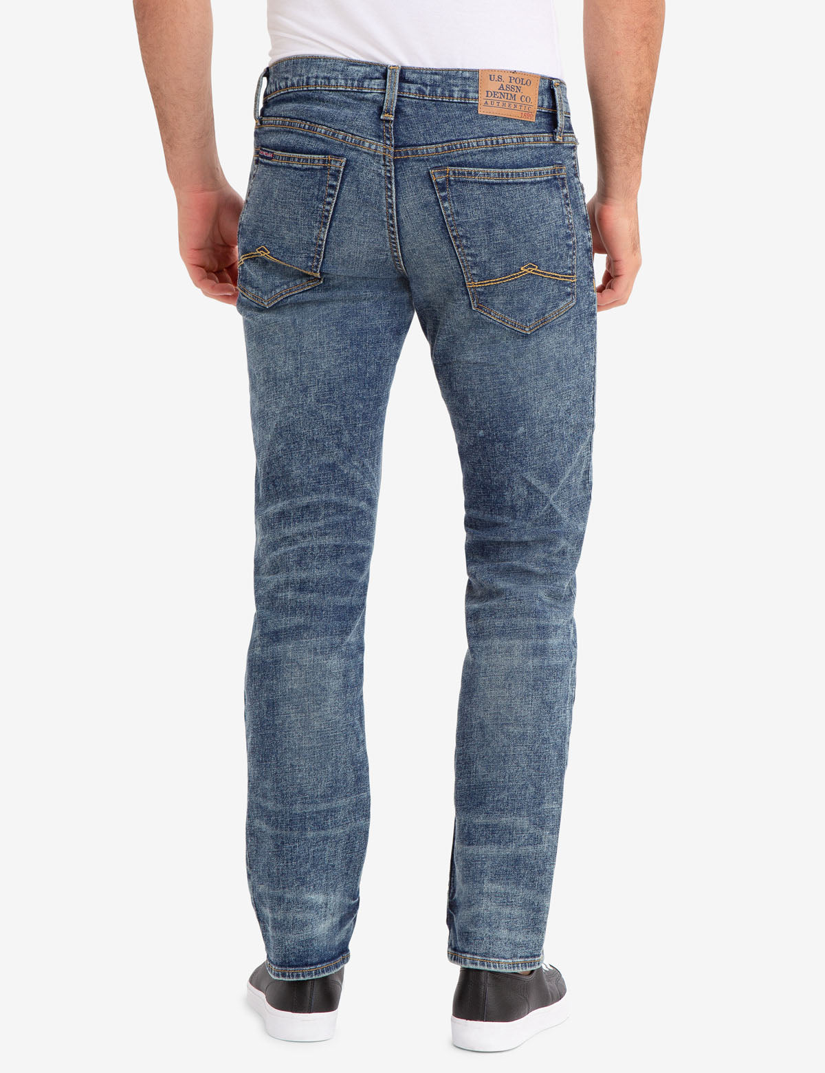Slim Straight Fit Jeans for Men | 99% Cotton & Stretch Comfort