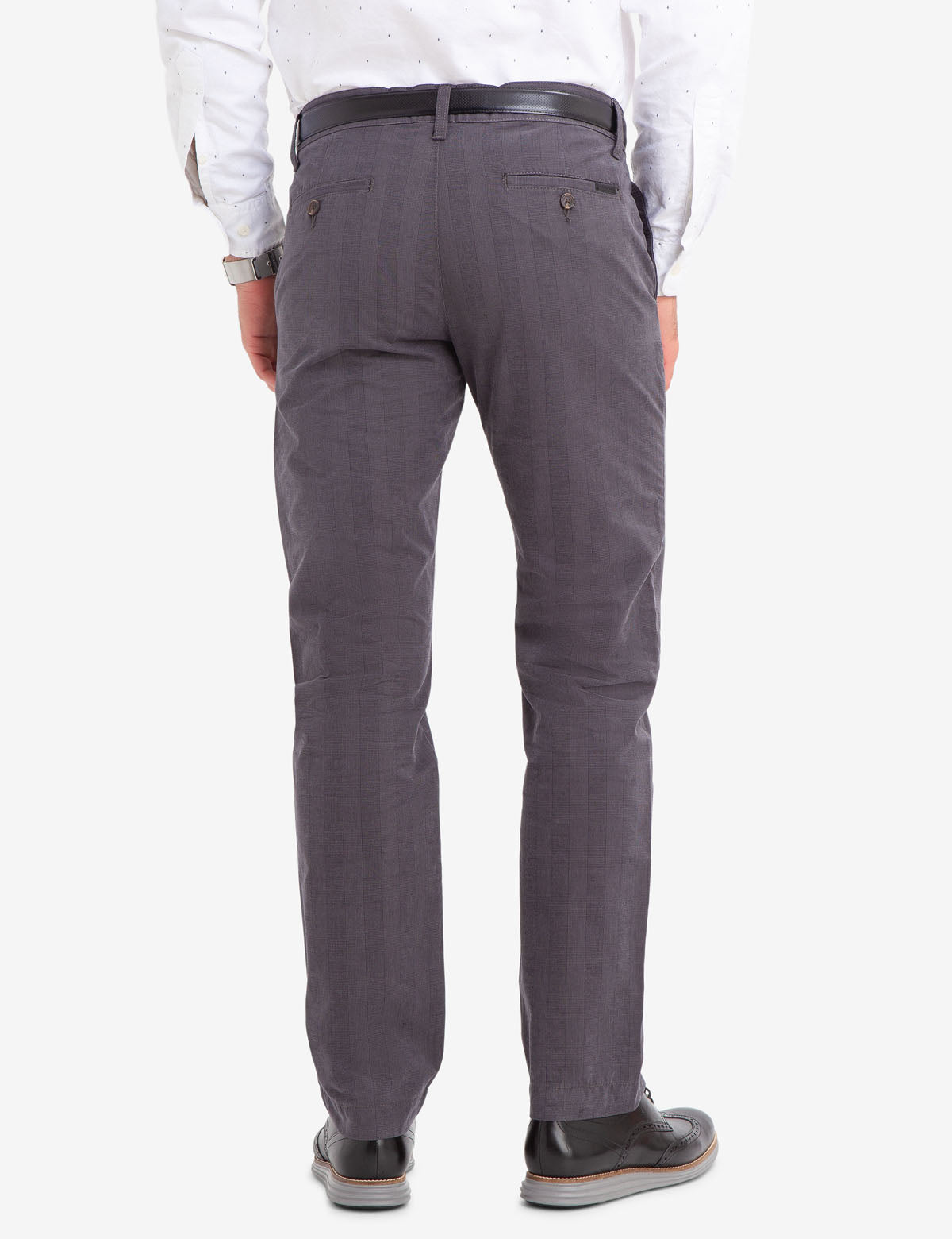 Slim Straight Plaid Chinos for Men | 100% Cotton & Machine Washable | U.S. Polo Assn.