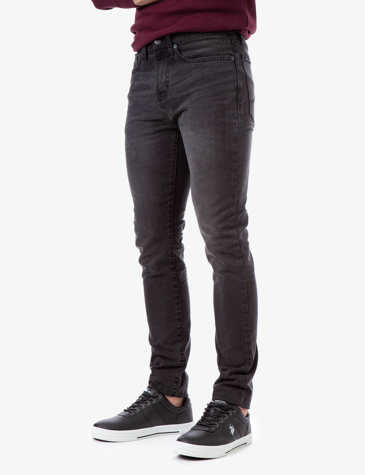 Slim Tapered Jeans for Men | Classic 5-Pocket Style & Button Closure