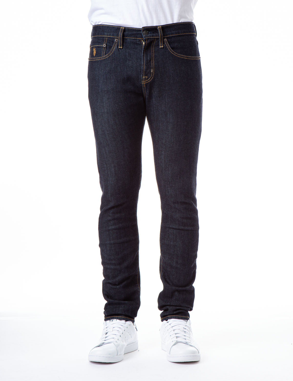 Slim Tapered Jeans for Men | Classic 5-Pocket Style & Button Closure