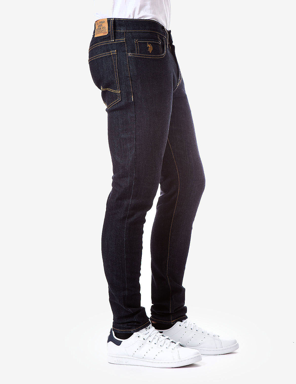 Slim Tapered Jeans for Men | Classic 5-Pocket Style & Button Closure