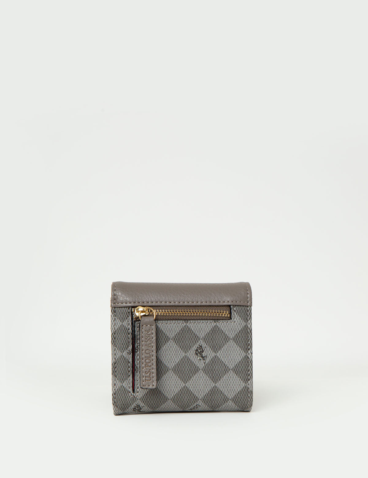 Small Flap Wallet with Snap Closure & Card Slots | PU Leather
