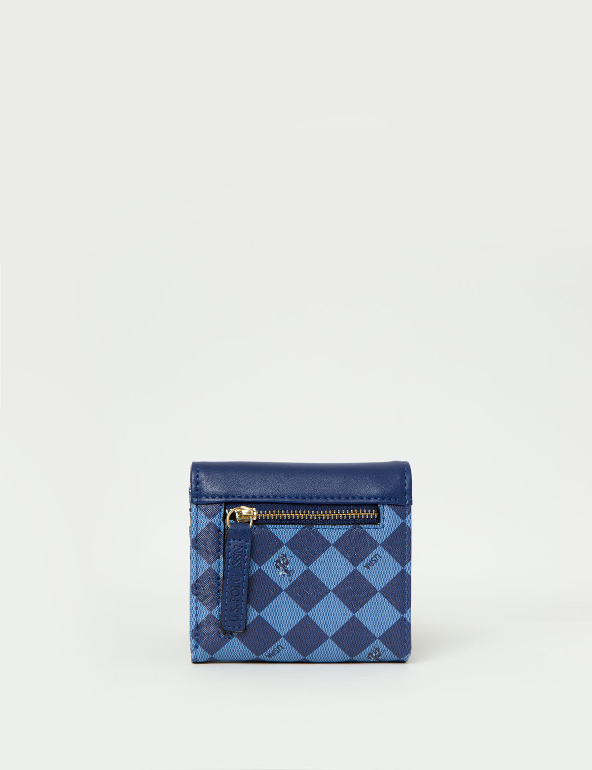 Small Flap Wallet with Snap Closure & Card Slots | PU Leather
