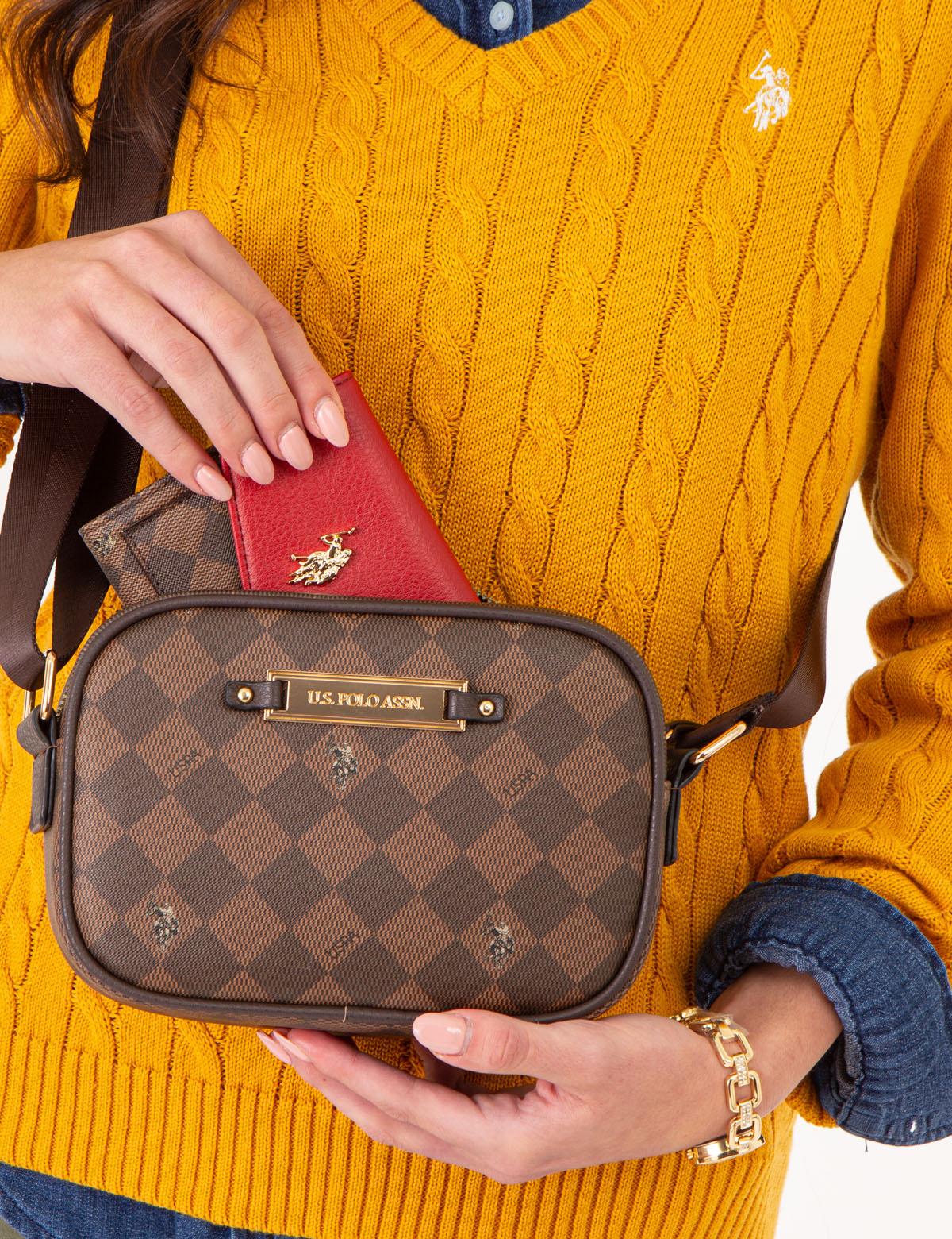 Small Flap Wallet with Snap Closure & Card Slots | PU Leather