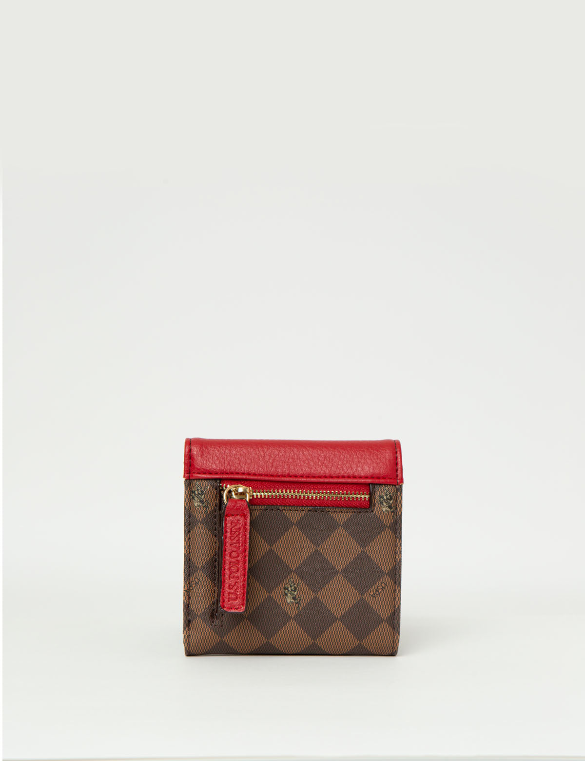 Small Flap Wallet with Snap Closure & Card Slots | PU Leather