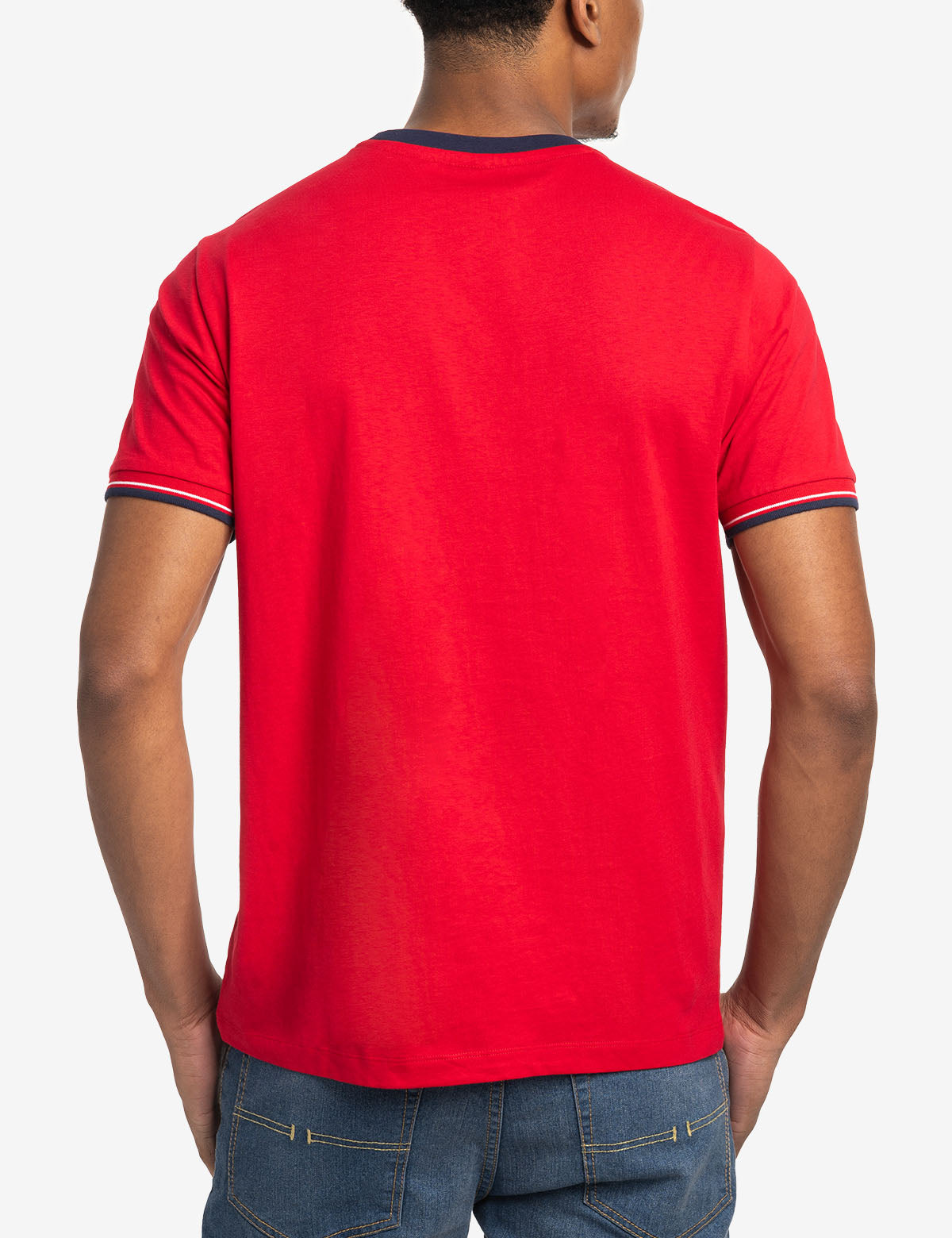Signature Stripe Ringer T-Shirt | Classic Cotton Tee