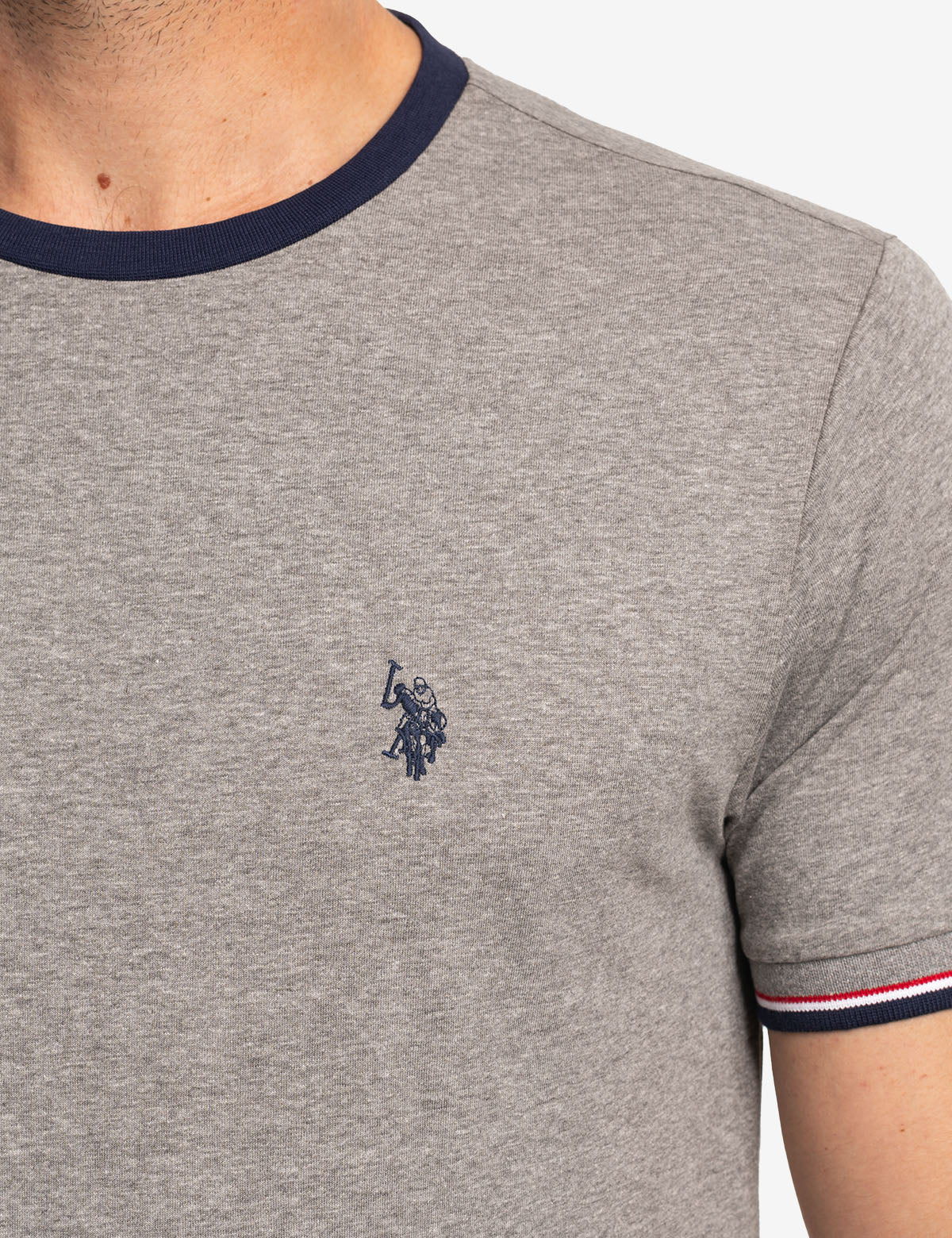 Signature Stripe Ringer T-Shirt | Classic Cotton Tee