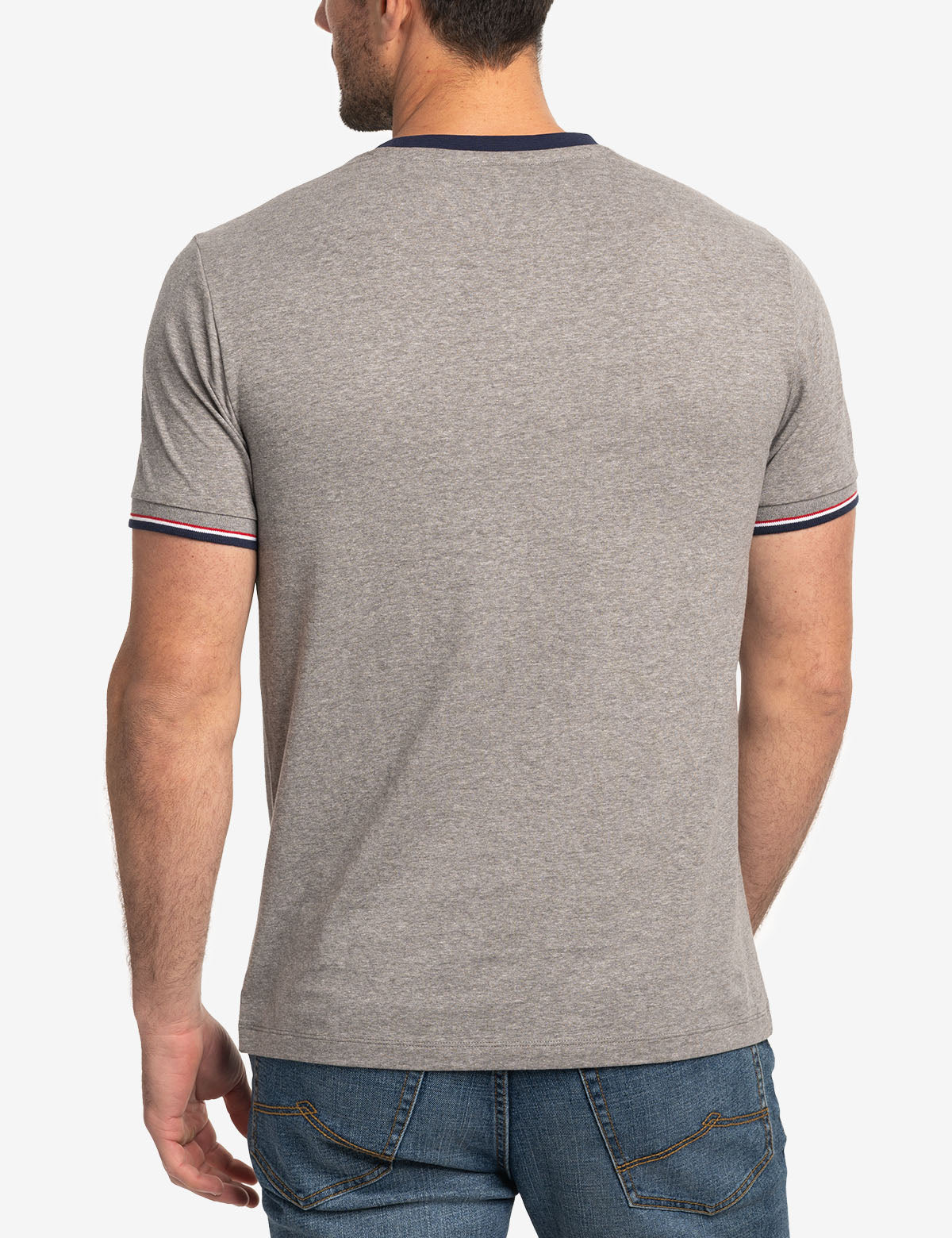 Signature Stripe Ringer T-Shirt | Classic Cotton Tee