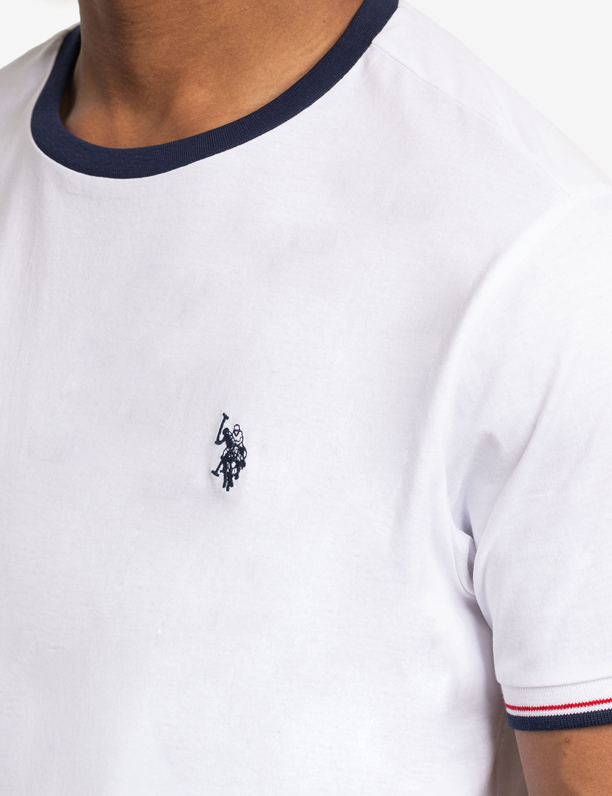 Signature Stripe Ringer T-Shirt | Classic Cotton Tee