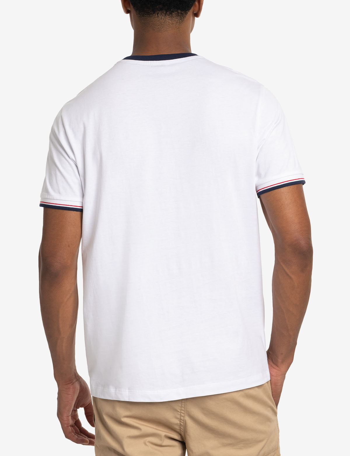 Signature Stripe Ringer T-Shirt | Classic Cotton Tee