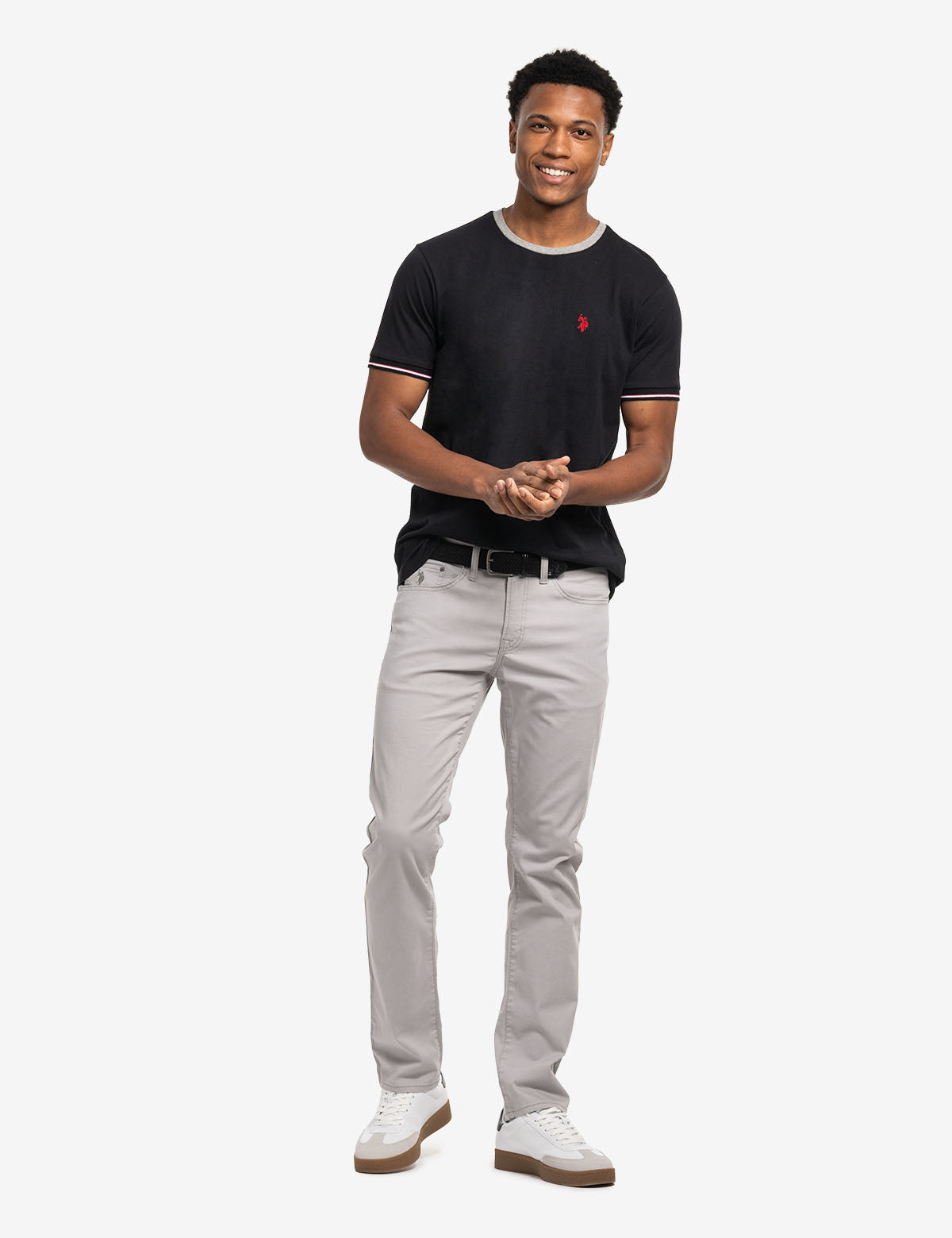 Signature Stripe Ringer T-Shirt | Classic Cotton Tee