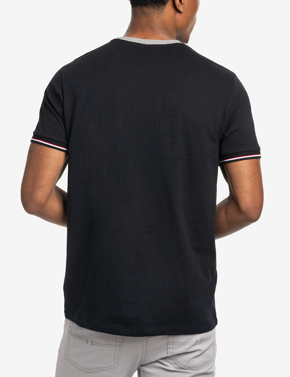 Signature Stripe Ringer T-Shirt | Classic Cotton Tee
