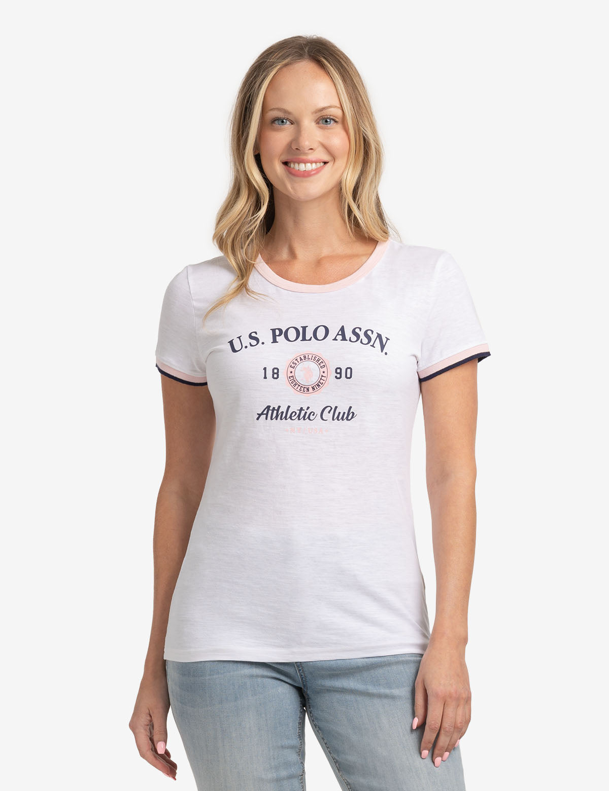 Soft Ringer Jersey T-Shirt | Small Crest